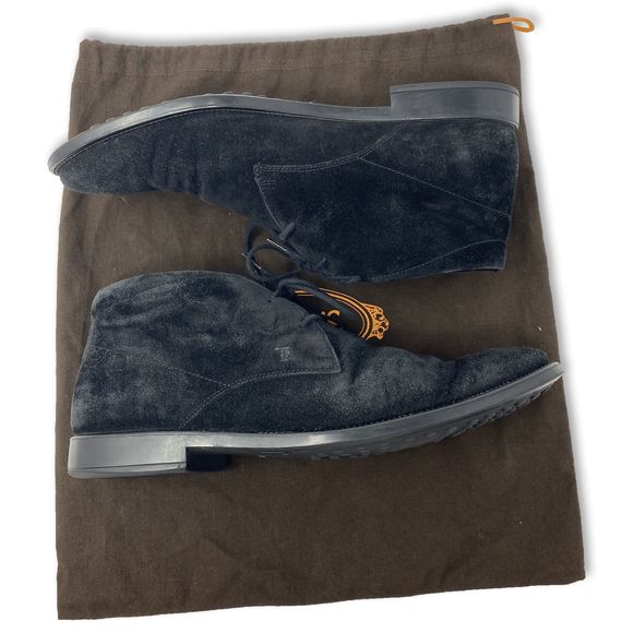 Tod\'s Black Desert Suede Boots main image 4